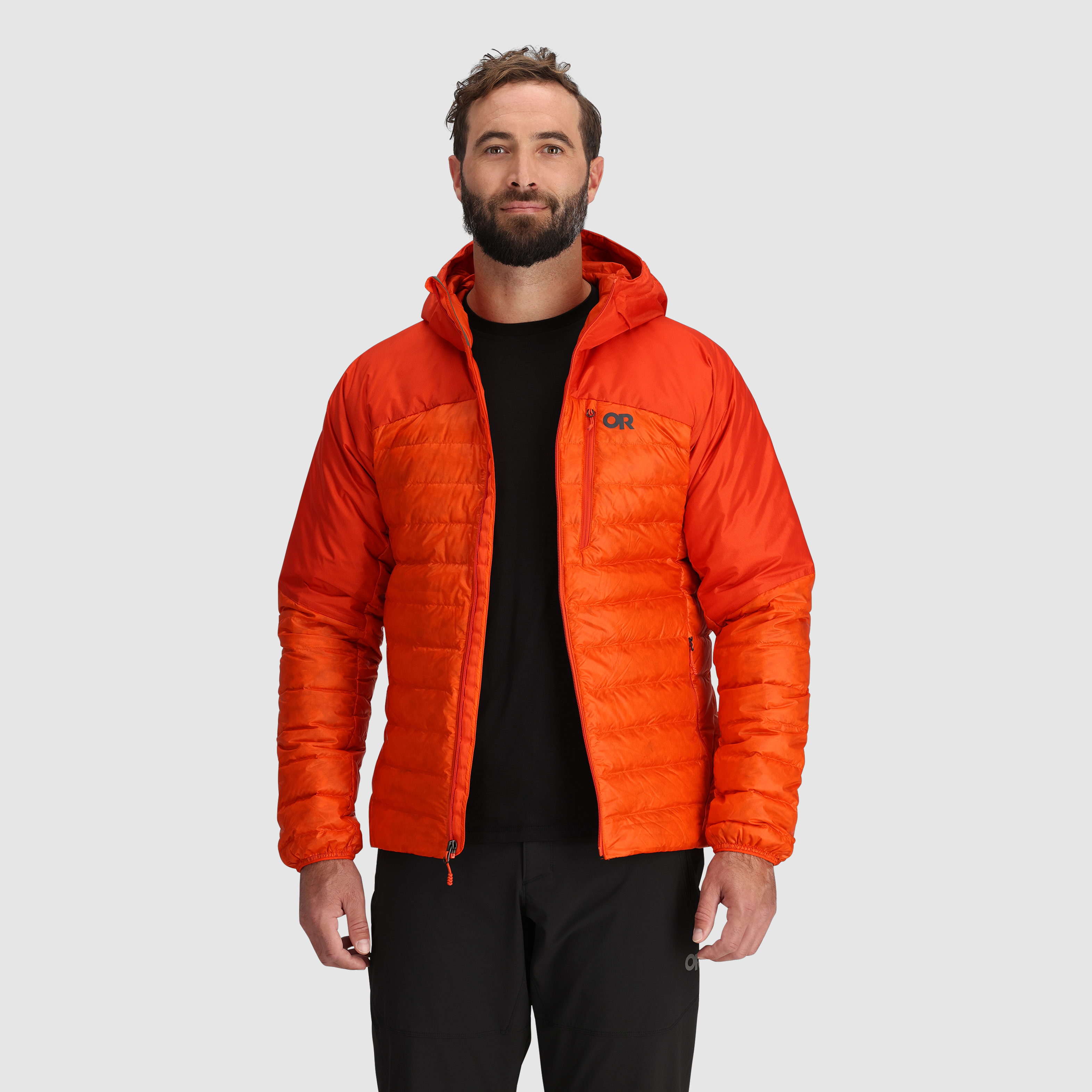 Men's Helium Down Hoodie - Lightweight Warm Winter Jacket for Outdoor Hiking & Camping - Waterproof Windproof Insulated Coat for Cold Weather