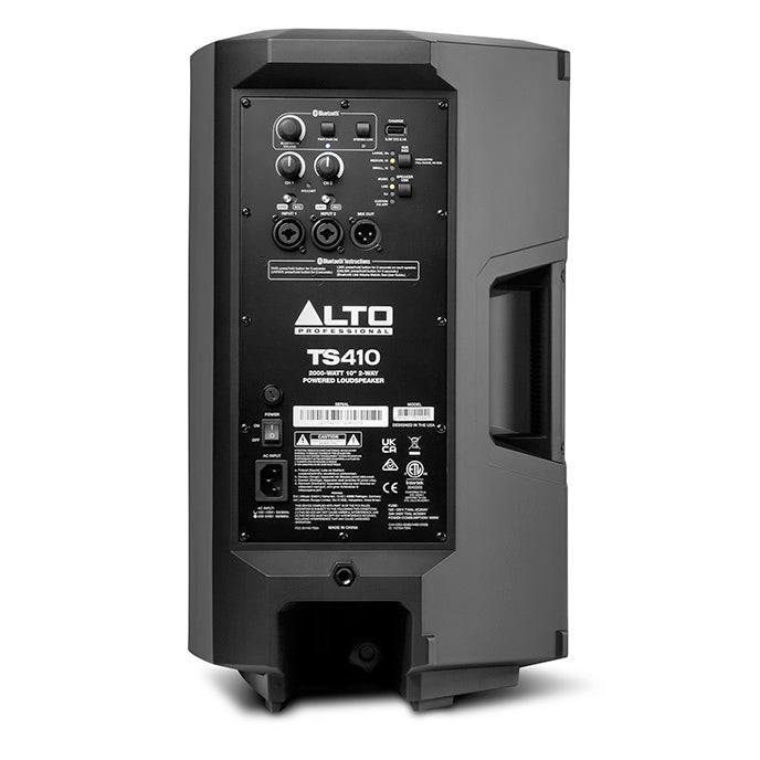 ALTO TS410 10 Inch 2000W 2-Way Powered Bluetooth Speaker - Perfect for Live Performances, DJ Gigs & Outdoor Events