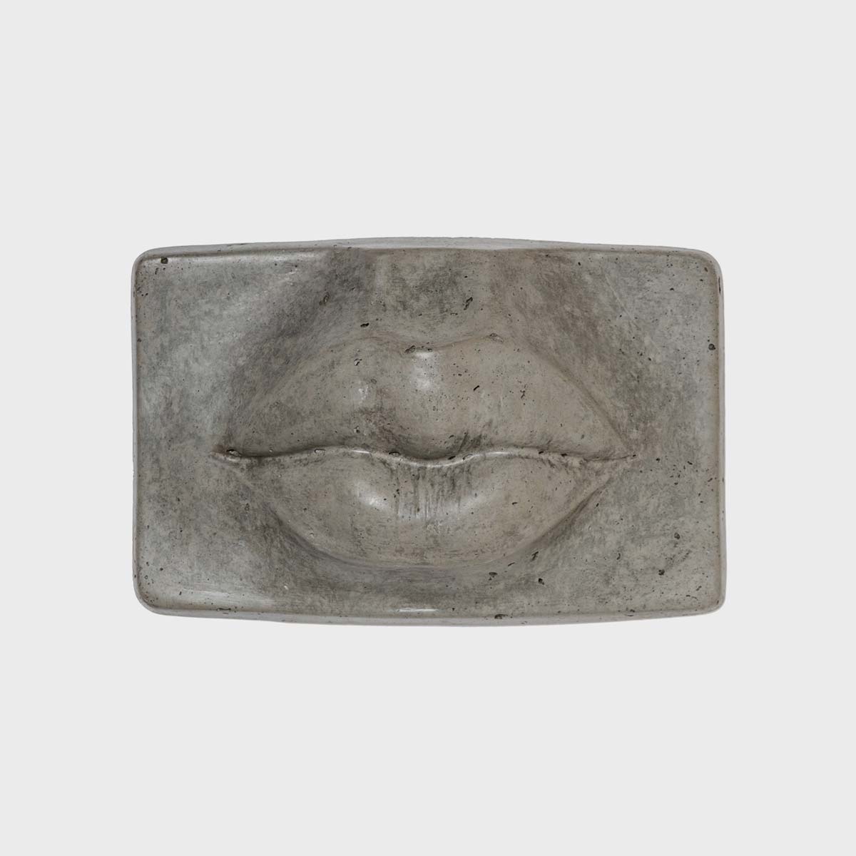 Lips Sculpture Cement Statue - Natural Materials for Home Decor, Garden Art & Unique Gifts