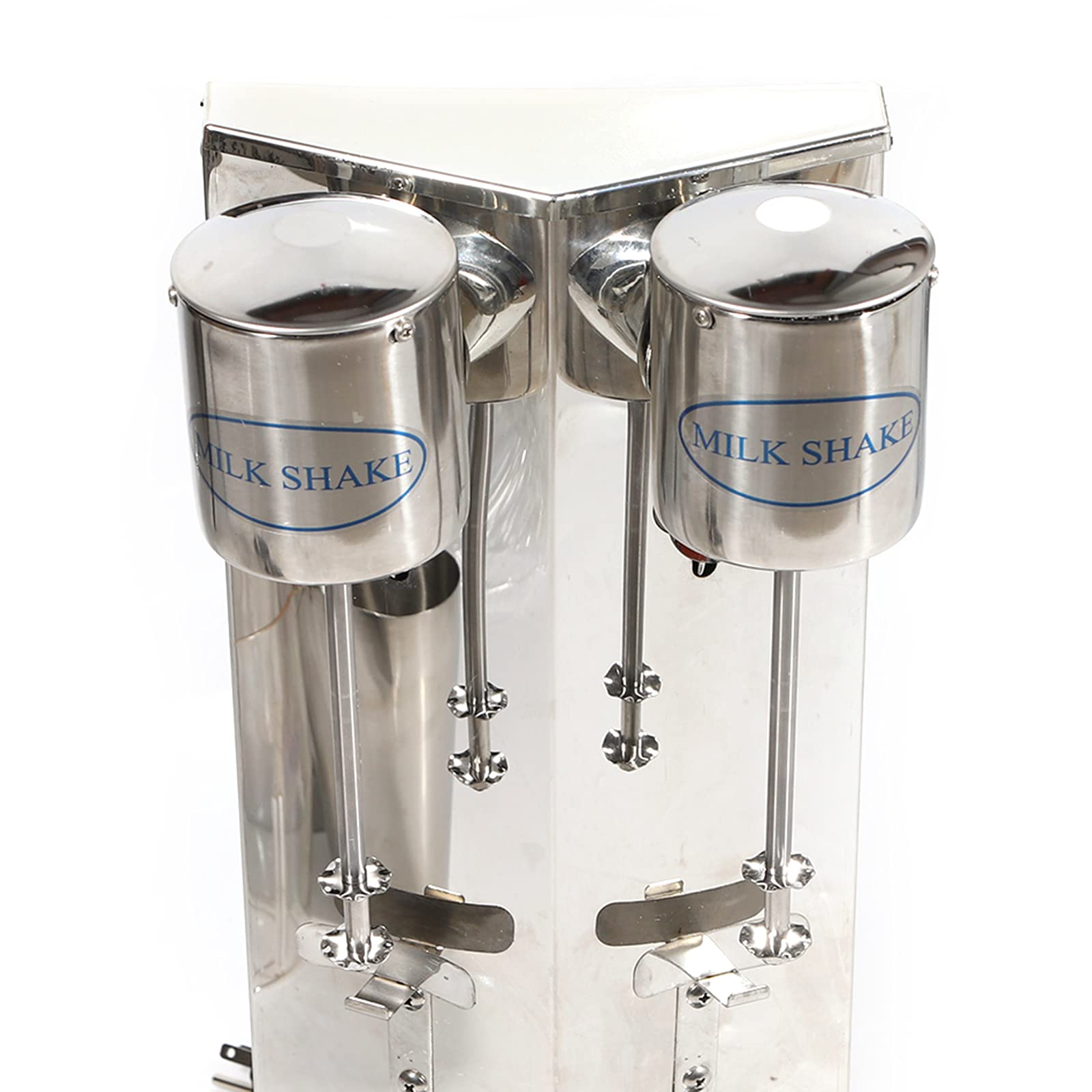 Commercial & Home Use Dual Head Milkshake Machine - 180W 18000RPM Stainless Steel Drink Mixer with 650ML Cup for Smoothies, Cocktails & Shakes - Perfect for Restaurants, Cafes & Home Bars