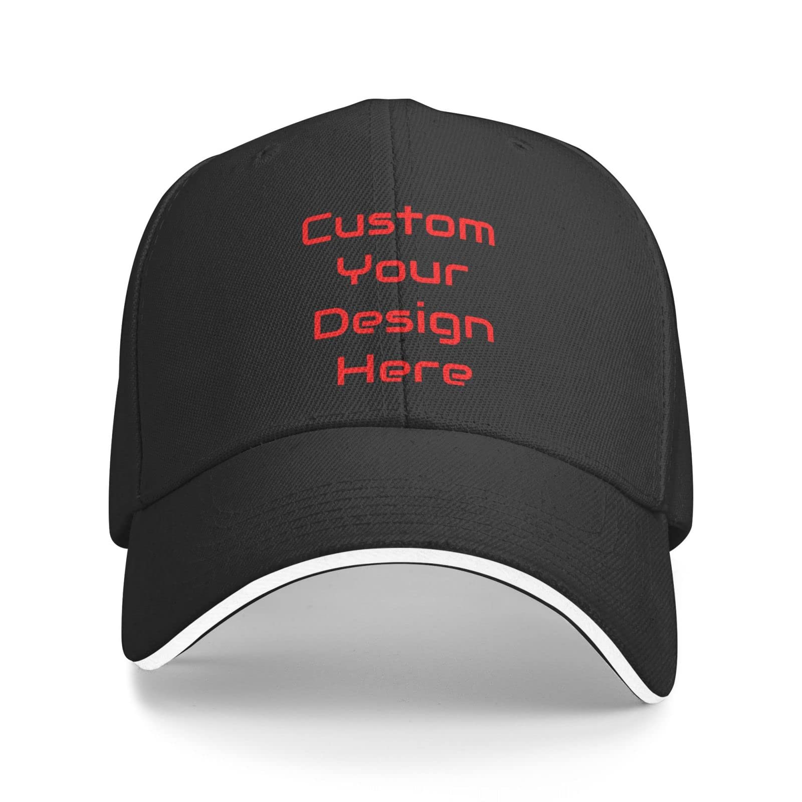 Custom Baseball Cap - Personalized Adjustable Sandwich Hat for Men & Women - Unique Christmas & Birthday Gift - Perfect for Sports, Outdoor Activities & Casual Wear