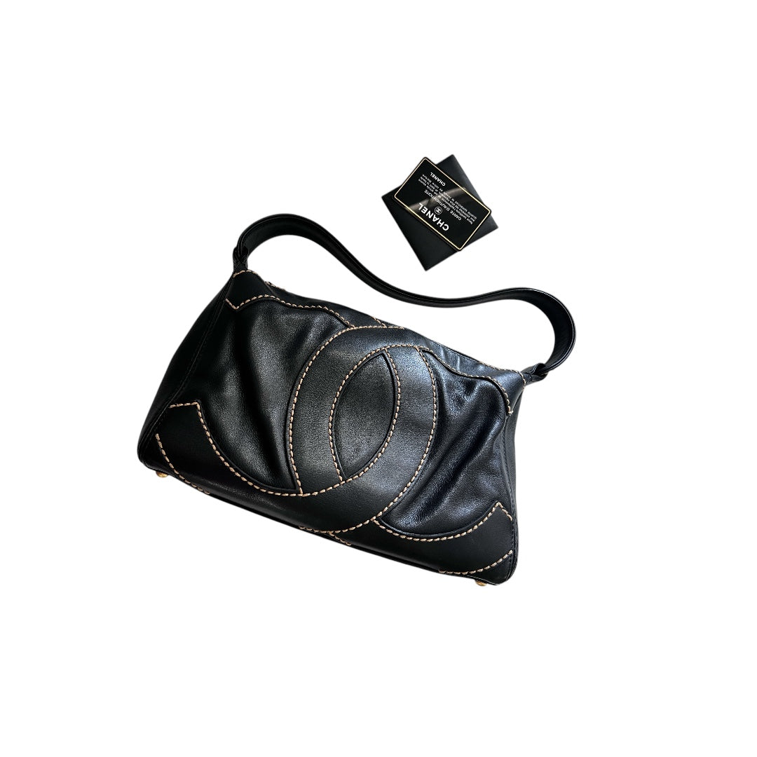 Chanel Big CC Stitch Shoulder Bag - Luxury Designer Handbag for Women, Perfect for Work, Parties & Everyday Use