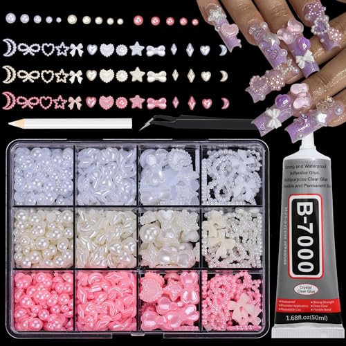 Set 7：Pink&White&Beige Mix Styles