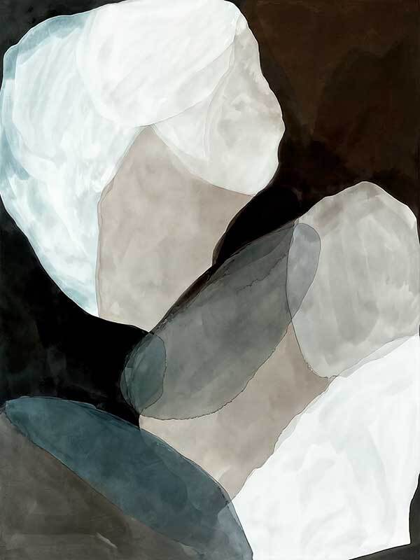 Dream Fragments I Canvas Art Print - Modern Abstract Wall Decor for Living Room, Bedroom & Office - Perfect for Home Decor & Gifts
