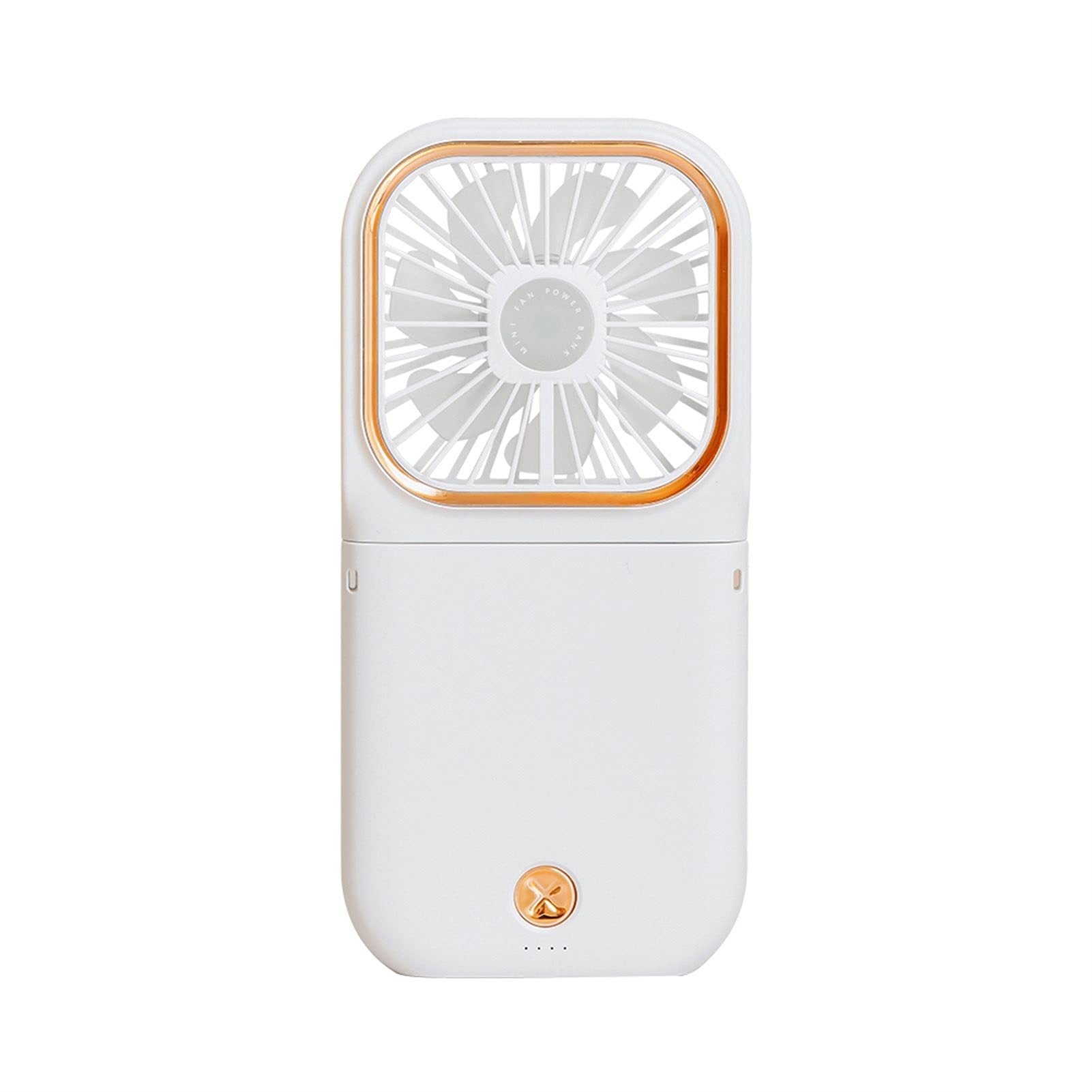 KENG Portable Neck Fan - USB Rechargeable, Hands-Free Cooling Fan for Summer, Foldable & Lightweight (White, 16.2x81.7cm) - Perfect for Outdoor Activities, Office, Travel & Hot Weather