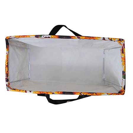 NGIL Extra Large Reusable Grocery Bags - Heavy Duty Foldable Shopping Tote for Groceries, Storage, Picnic, Beach - Perfect for Supermarket, Travel & Outdoor Activities
