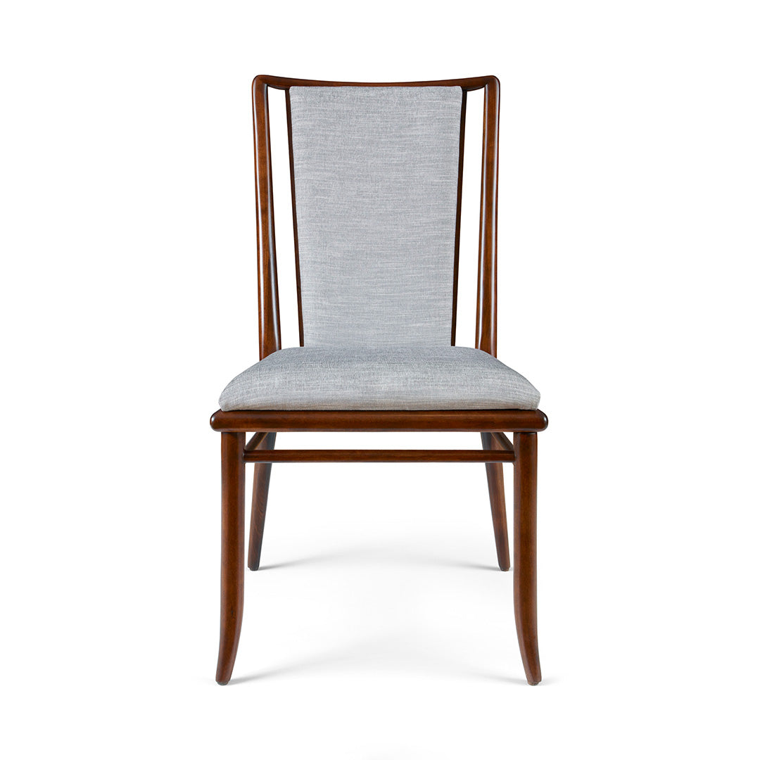 Martine Upholstered Side Chair - Modern Accent Chair for Living Room, Dining Room & Office - Comfortable Fabric Upholstered Seat with Wooden Legs - Perfect for Home Decor, Guest Seating & Workspace