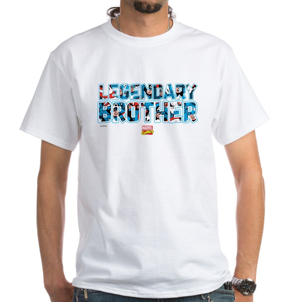 Captain America Brotherhood Men's Cotton T-Shirt - Superhero Graphic Tee for Marvel Fans, Casual Wear & Comic Con Outfits