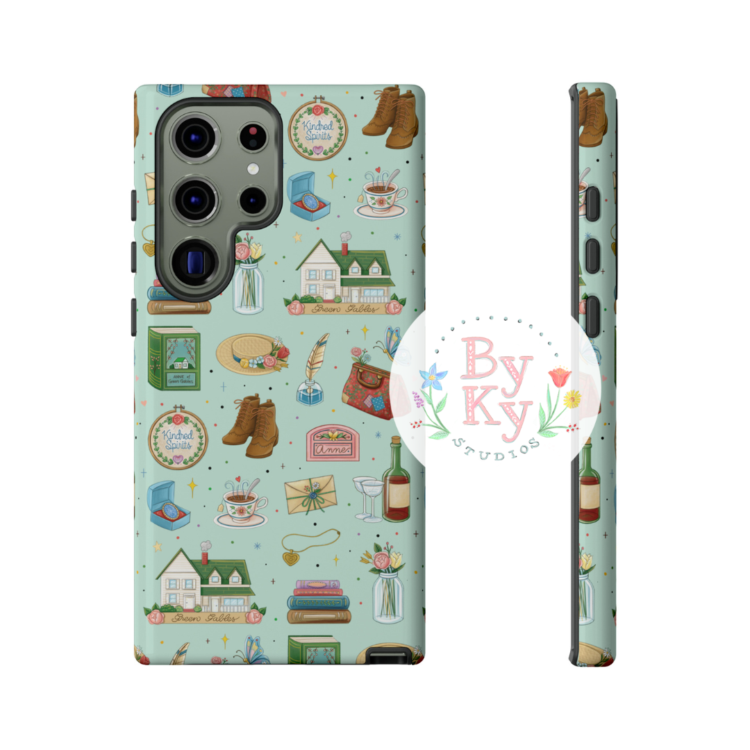 Anne of Green Gables Inspired Durable Phone Cases - Shatterproof Protective Cover for iPhone & Samsung - Perfect for Book Lovers & Vintage Style Enthusiasts