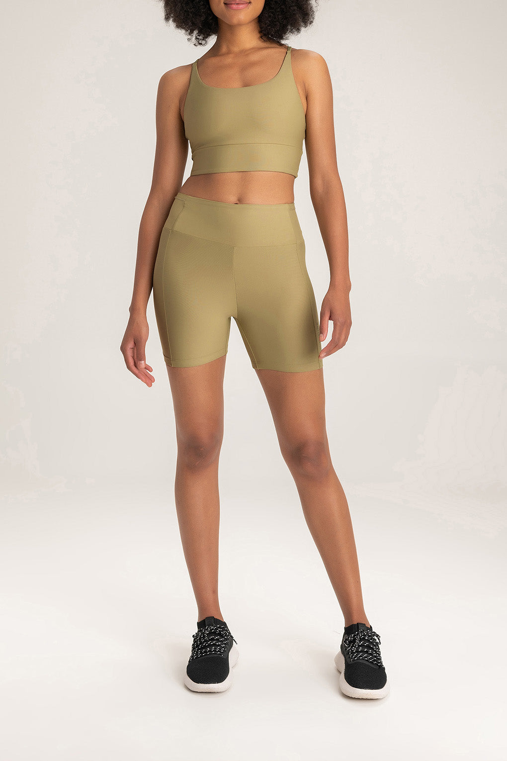 Fit Green® Women's High Waist Workout Shorts - Breathable & Stretchy Gym Shorts for Running, Yoga & Training - Perfect for Home & Outdoor Fitness