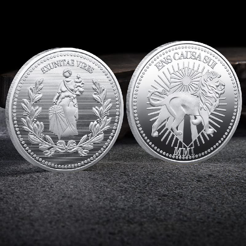 5Pcs Continental Challenge Lion Coin - Novelty Metal Collectible Coins for Movie Props, Cosplay, and Fan Gifts | Perfect for Collectors, Role-Playing, and Themed Events