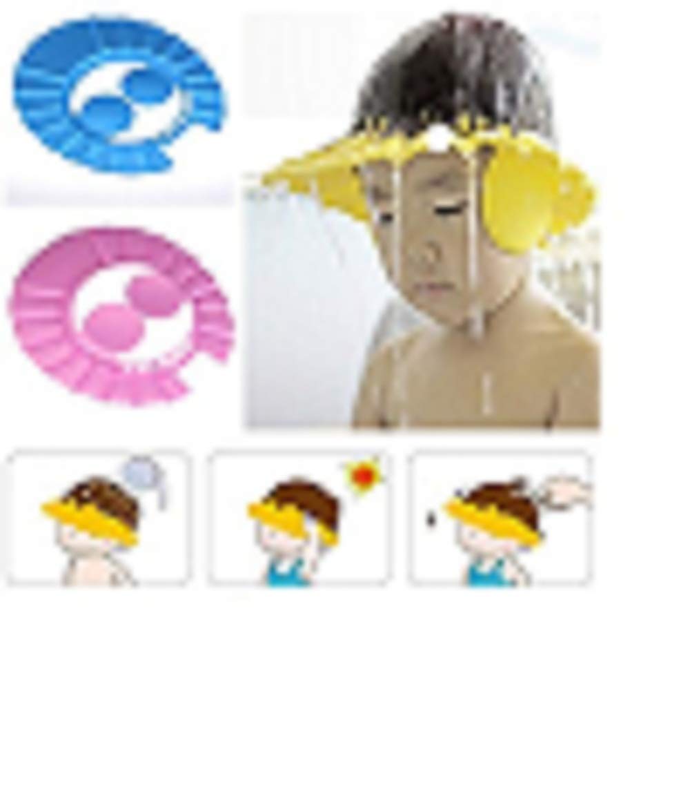 Twiclo Soft Adjustable Bath Cap for Toddlers & Kids - Waterproof Shower & Bathing Protection Hat for Baby & Children | Perfect for Hair Care, Spa, and Swimming
