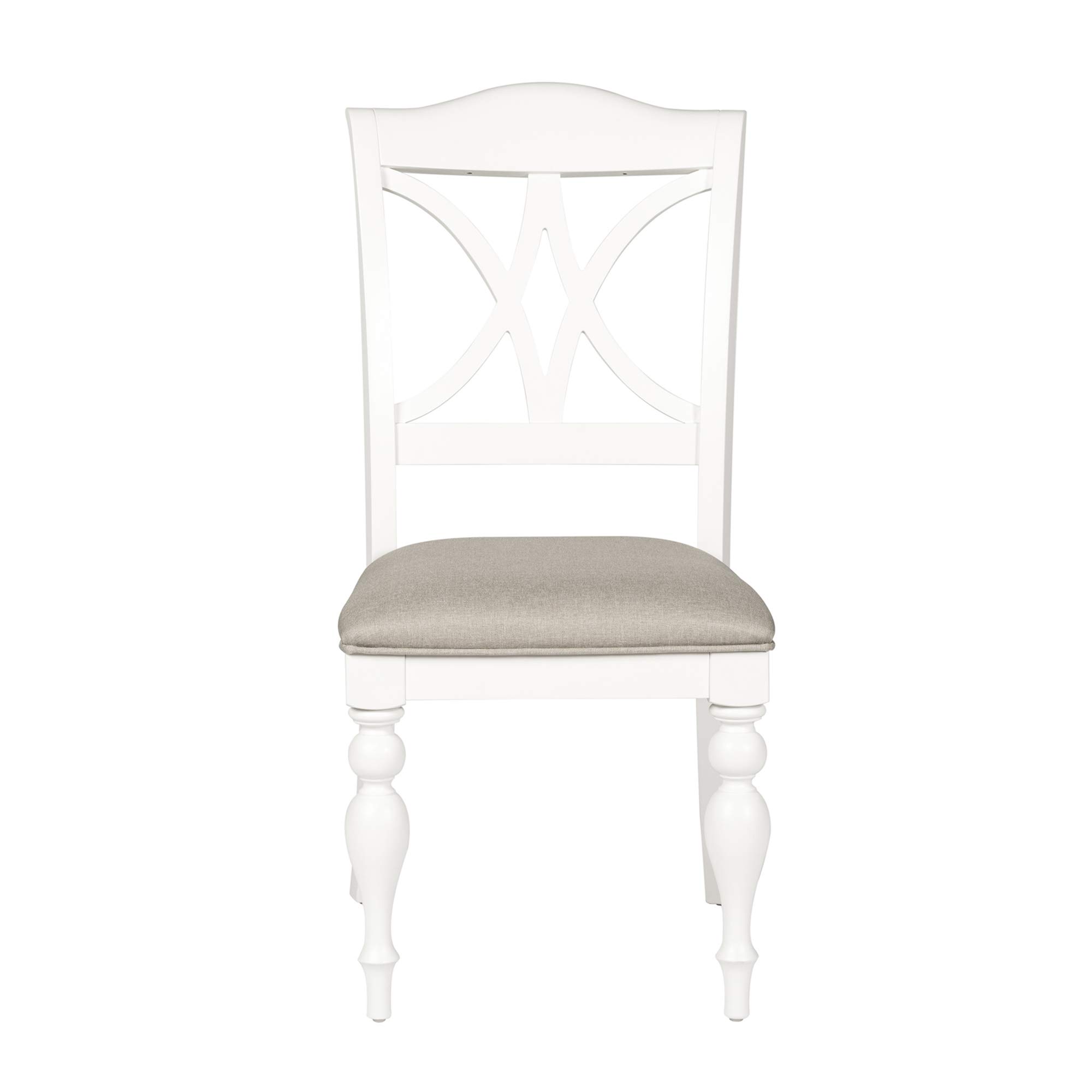 LIBERTY FURNITURE Summer House Slat Back Side Chair Set of 2 - Ready-to-Assemble Dining Chairs for Patio, Kitchen & Outdoor Use