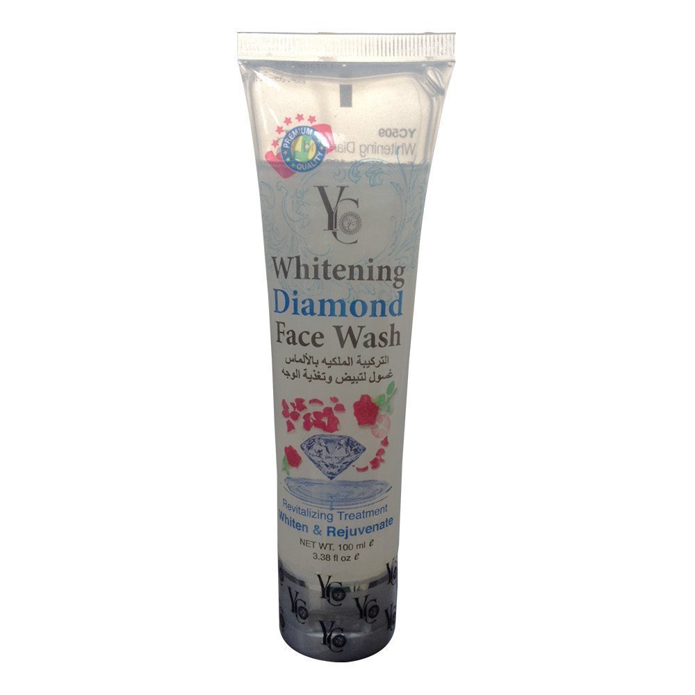 YC Diamond Whitening Face Wash - Brightening Cleanser for Glowing Skin | Perfect for Daily Skincare & Acne Treatment