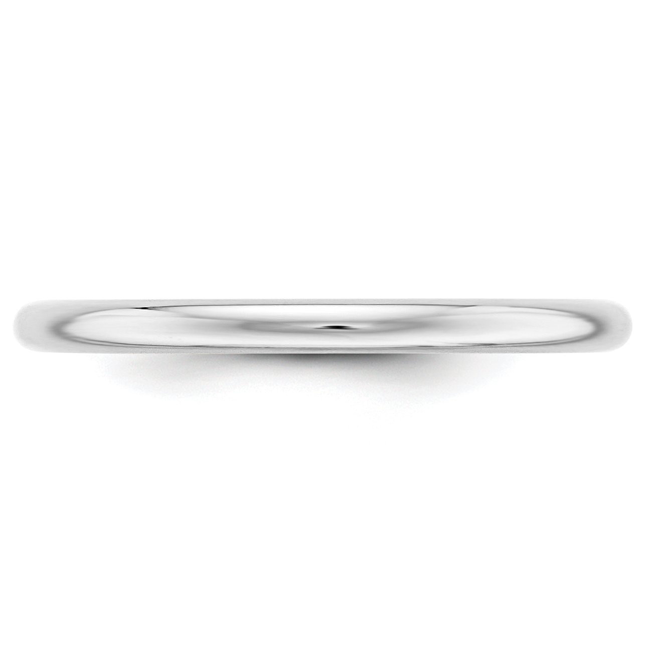 14K White Gold 2mm Classic Round Wedding Band Ring for Women & Men - Perfect for Engagement, Anniversary, and Everyday Wear