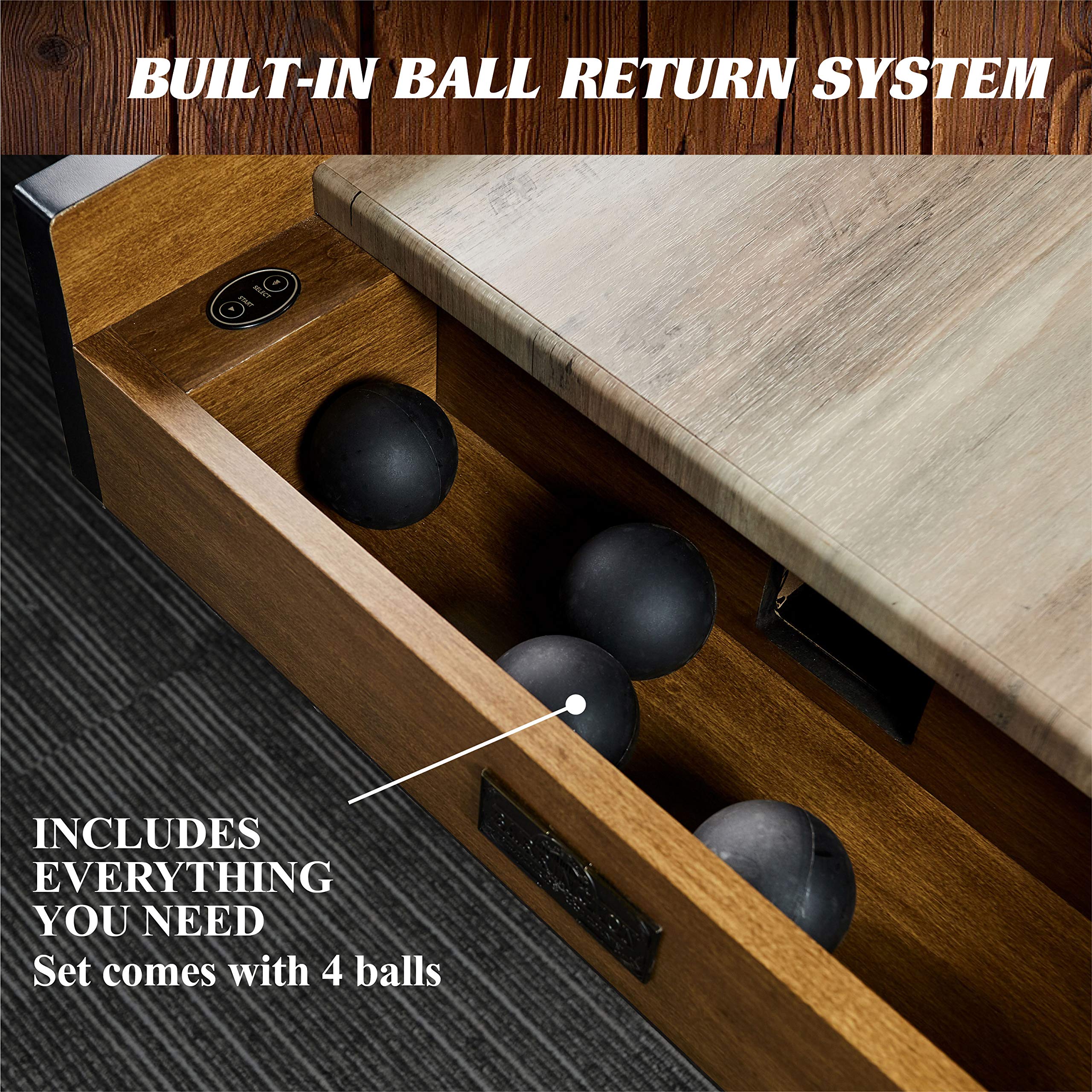 Barrington Roll and Score Game Table with Electronic Scoring & Sound Effects - Includes Game Balls - Ideal for Family Game Rooms, Parties & Indoor Entertainment