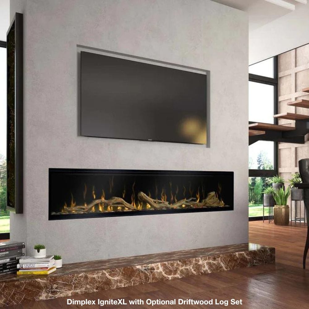 Dimplex IgniteXL 74 Inch Built-in Electric Fireplace - Modern Recessed Wall Mount Fireplace with Realistic Flame Effect for Living Room, Bedroom & Office (Model XLF74) - Perfect for Home Heating and Ambiance
