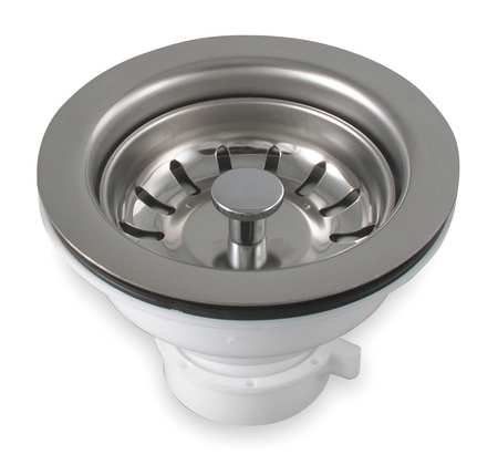 **Stainless Steel Sink Strainer - 3.5 to 4 Inch Pipe Diameter - Durable Kitchen Drain Filter for Bathroom & Kitchen Sinks - Prevents Clogs & Protects Pipes**