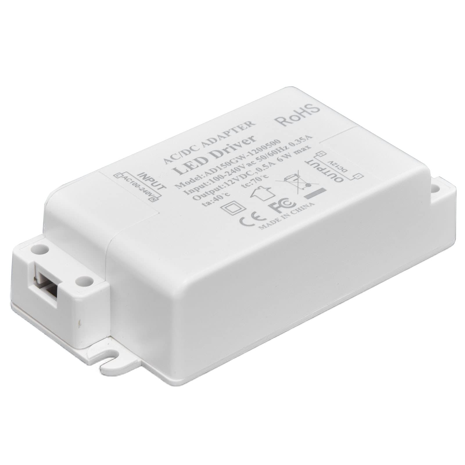 Durable & Safe LED Power Driver Transformer - Portable for Home & Bathroom Lighting - Perfect for Under Cabinet, Vanity, and Shower LED Installations