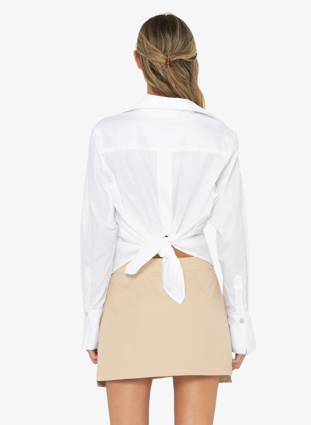 Charlotte Top Women's White Blouse - Elegant & Comfortable for Work, Date, and Casual Outfits