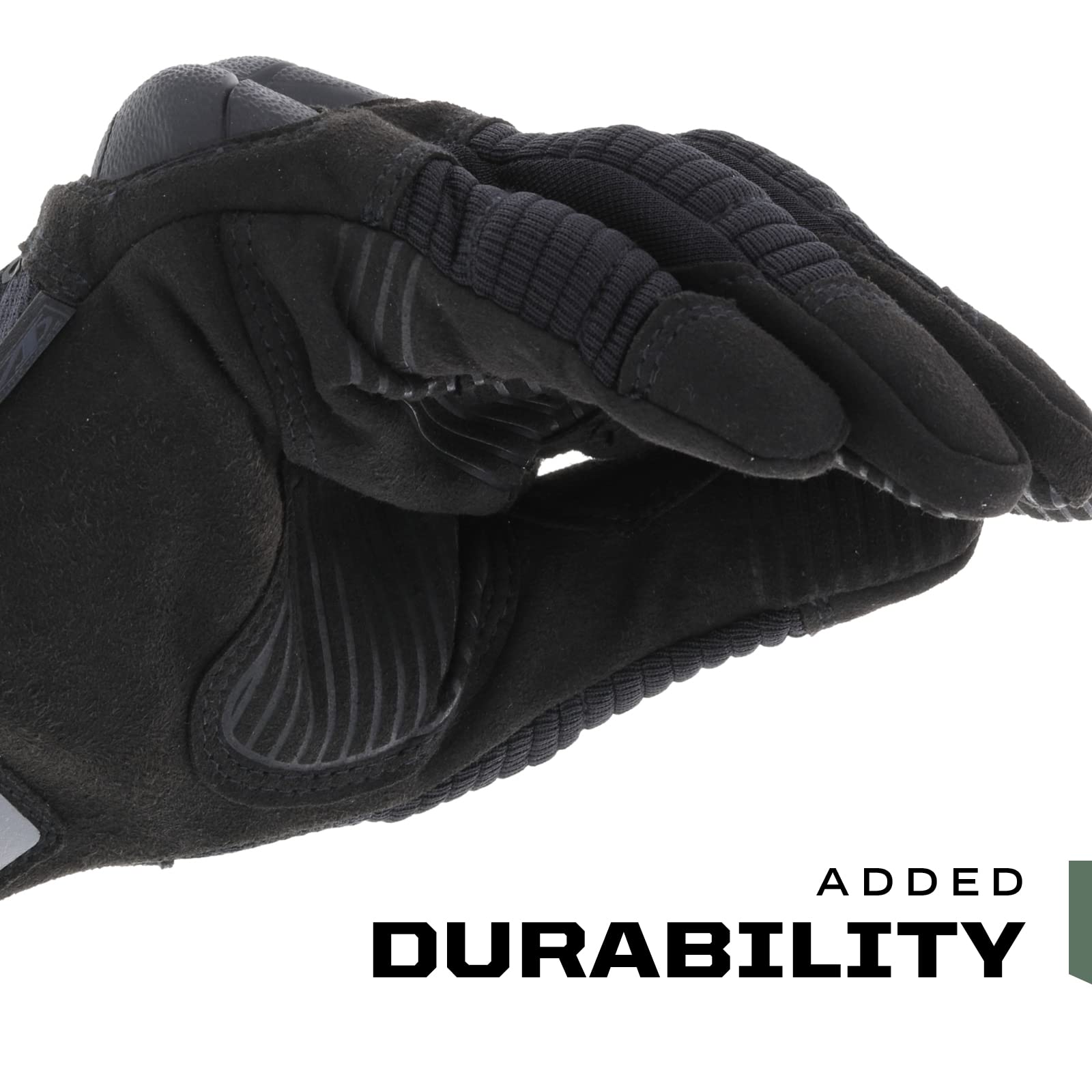 Mechanix Wear M-Pact 3 Tactical Work Gloves for Men - Touchscreen Compatible, Synthetic Leather with Finger Reinforcement & Impact Protection - Black, Large - Ideal for Construction, Automotive & Outdoor Activities