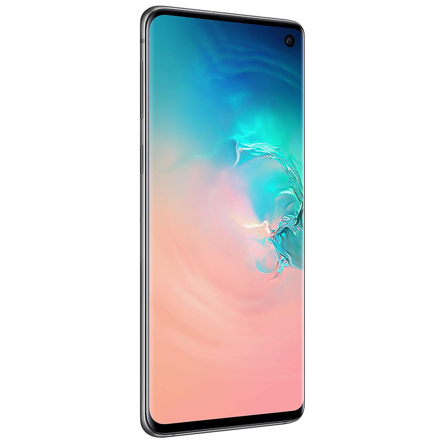 Samsung Galaxy S10 128GB Unlocked Smartphone - AT&T Factory Unlocked, White | Premium Android Phone for Work, Travel & Entertainment