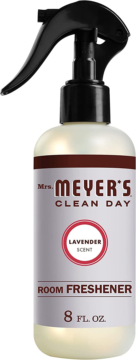 Mrs. Meyer's Clean Day Lavender Room Freshener Spray - 8 Fl Oz (Pack of 6) | Natural Air Freshener for Home, Bathroom & Bedroom | Refreshing Scent for Daily Use