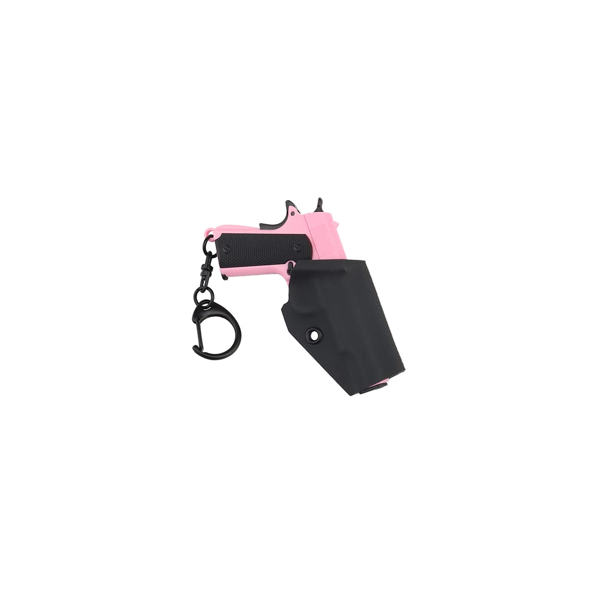 Tactical Detachable Mini 1911 Airsoft Pistol Keychain with Holster - Compact Self Defense Tool for Outdoor Enthusiasts & Airsoft Players