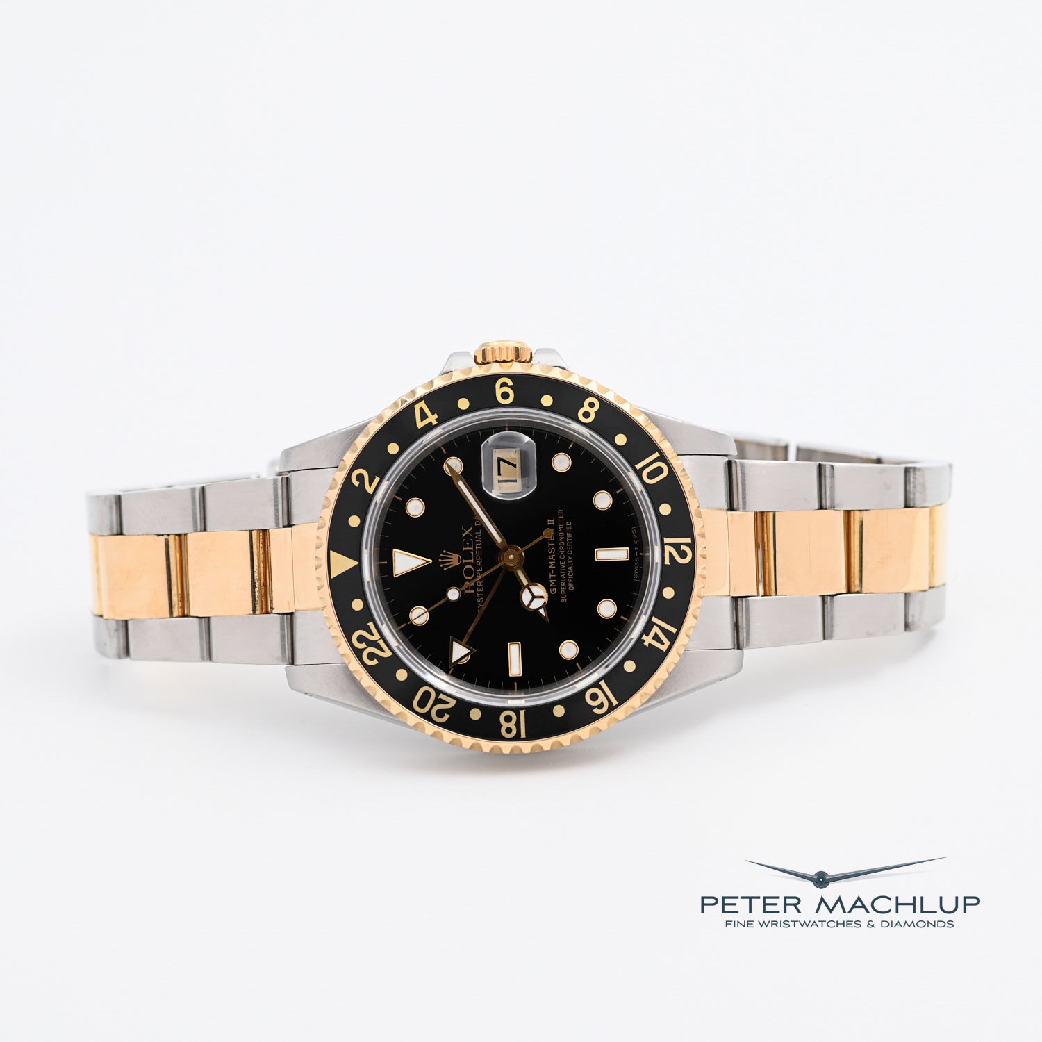 Authentic Rolex GMT-Master II 40mm Stainless Steel Watch 1992 - Luxury Timepiece for Travelers & Professionals