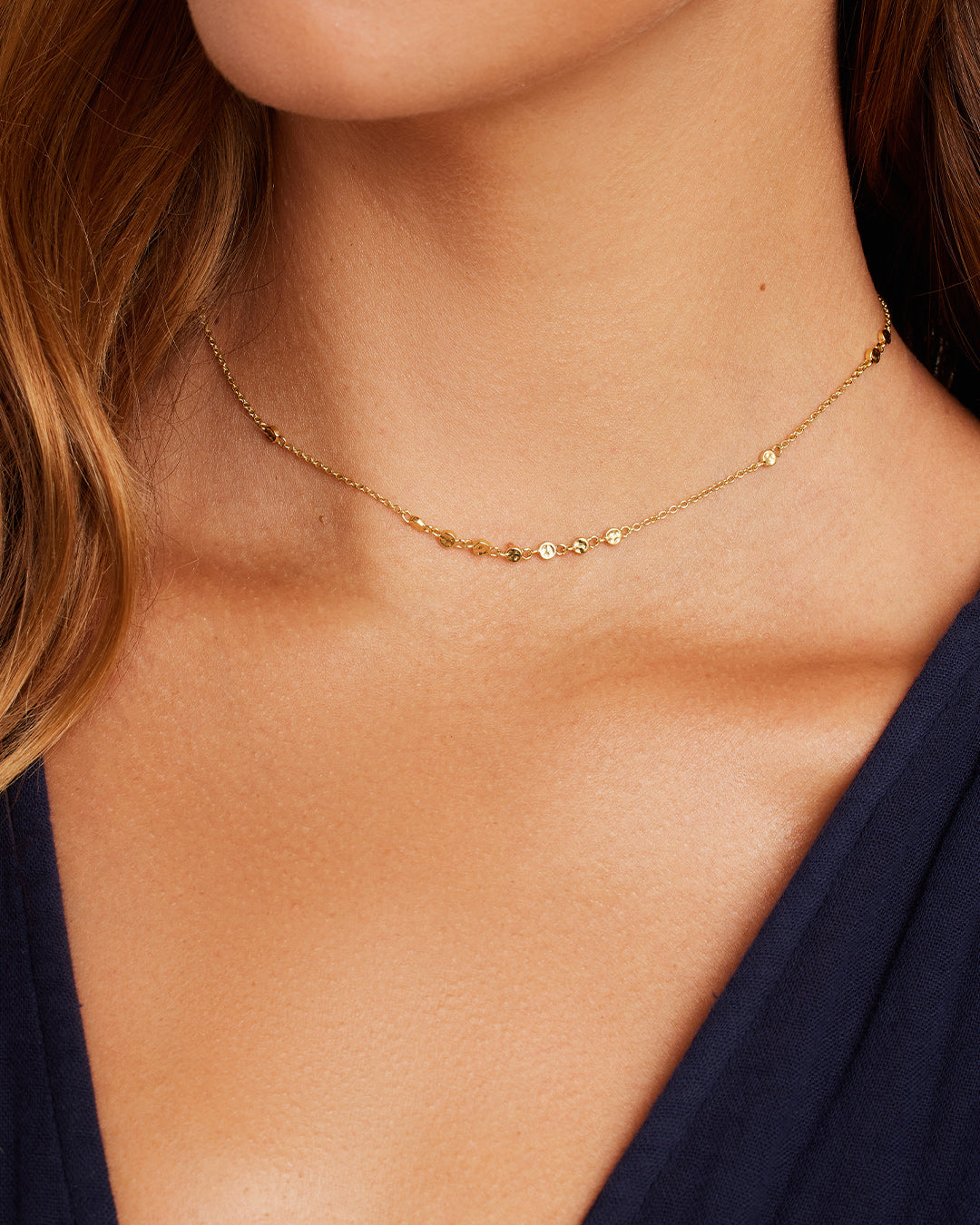 Chloe Mini Choker Necklace - Elegant Gold Plated Choker for Women | Perfect for Parties, Date Nights & Special Occasions
