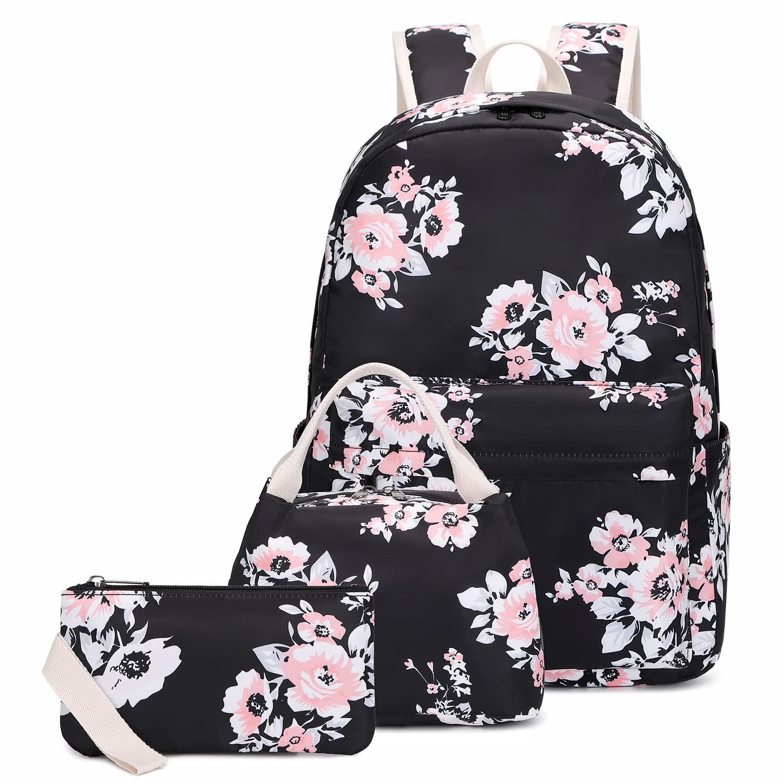 Goodking Women's Canvas Backpack - School, College & Travel - Fits 14
