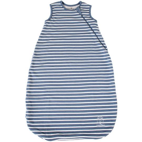 4 Season Baby Sleeping Bag - Soft Merino Wool & Organic Cotton Blend - Navy Blue - Perfect for Nursery, Daycare & Travel