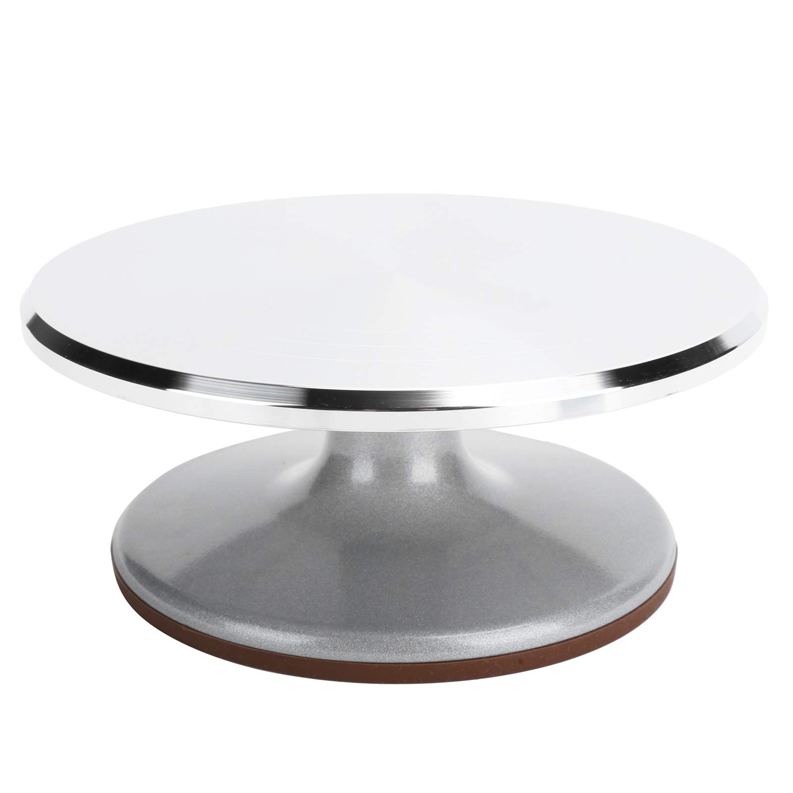9-Inch Aluminum Alloy Rotating Cake Turntable - Durable Cake Decorating Stand for Baking, Frosting & Dessert Presentation - Essential Baking Supplies for Home Bakers & Professional Chefs (Perfect for Birthday Cakes, Wedding Cakes & Pastry Decorating)