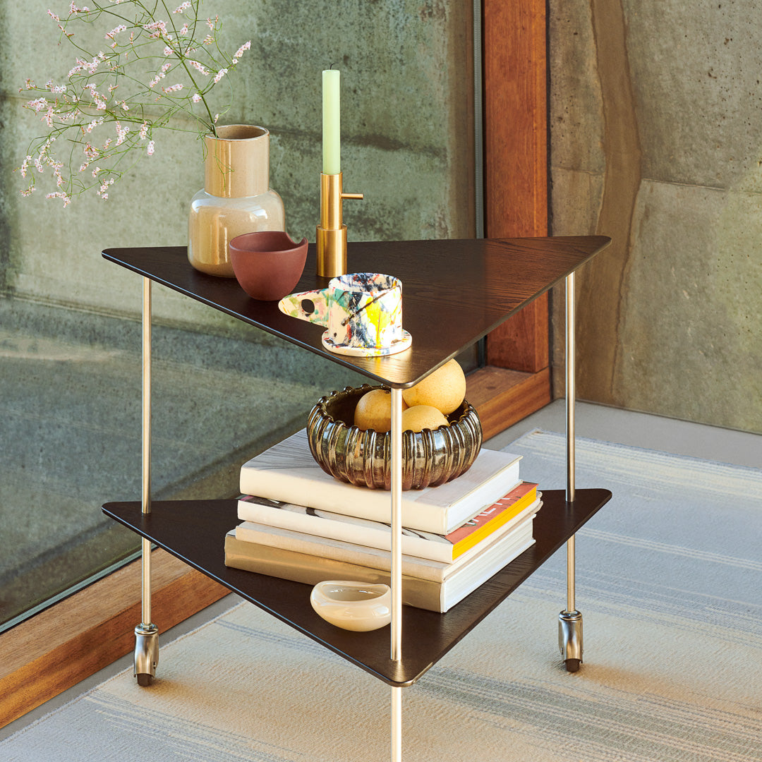 Arne Jacobsen AJ Trolley by Fritz Hansen - Stylish and Functional Luggage Cart for Travel, Office, and Home Use