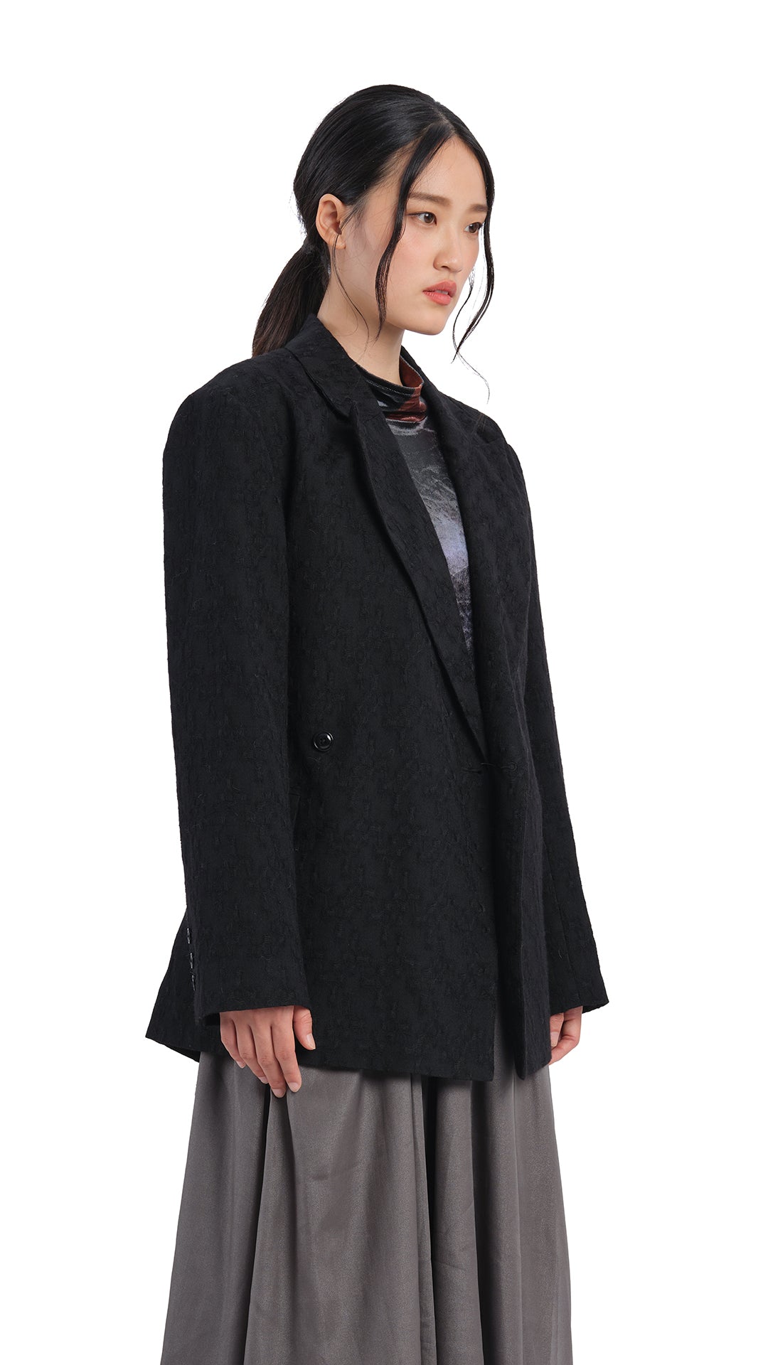 Double Breasted Blazer for Women - Elegant Formal Business Jacket with Notch Lapel | Perfect for Office Wear, Interviews & Professional Events