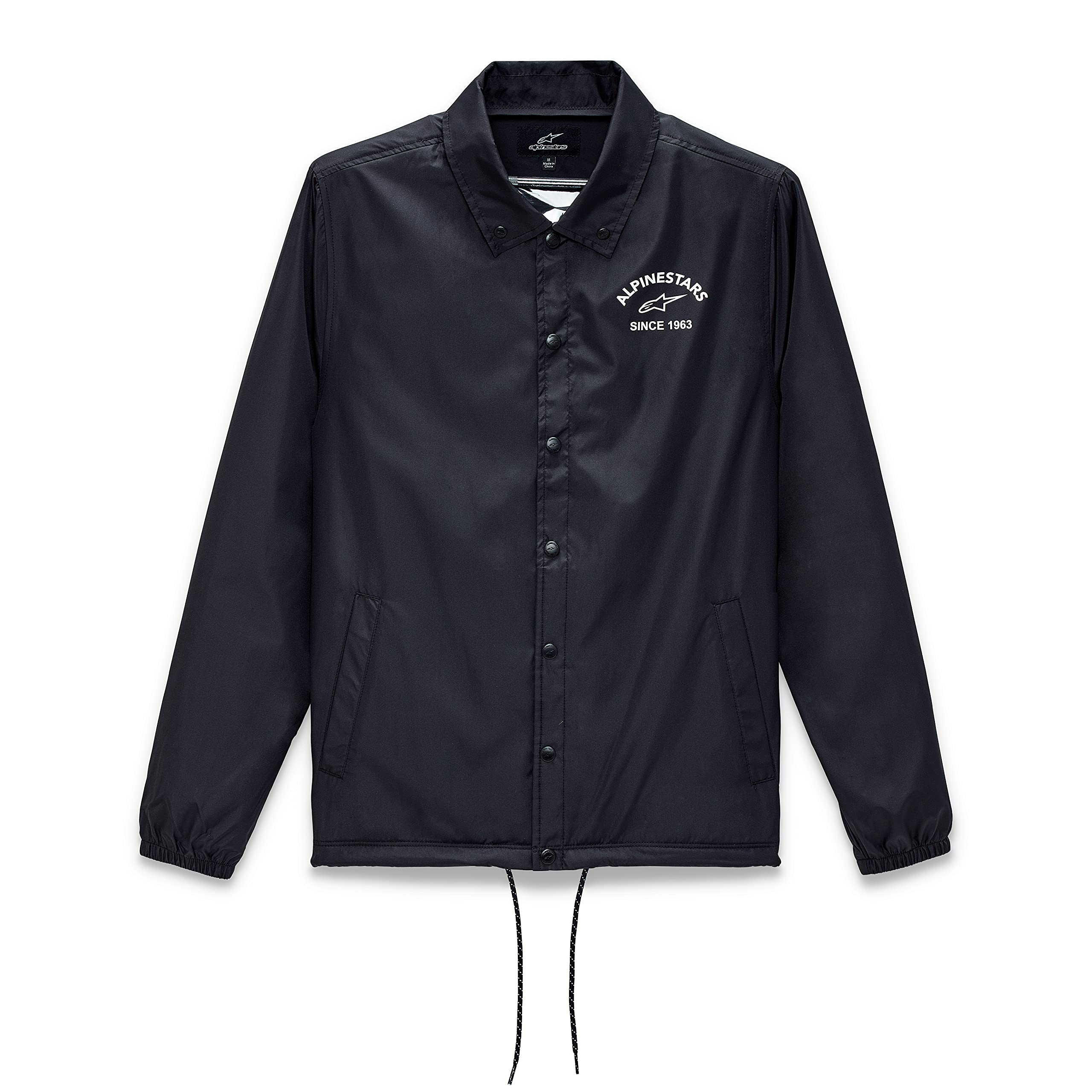 Alpinestars Garage Coach Men's Motorcycle Jacket - Black, Medium - Durable Riding Gear for Urban Commutes & Casual Wear