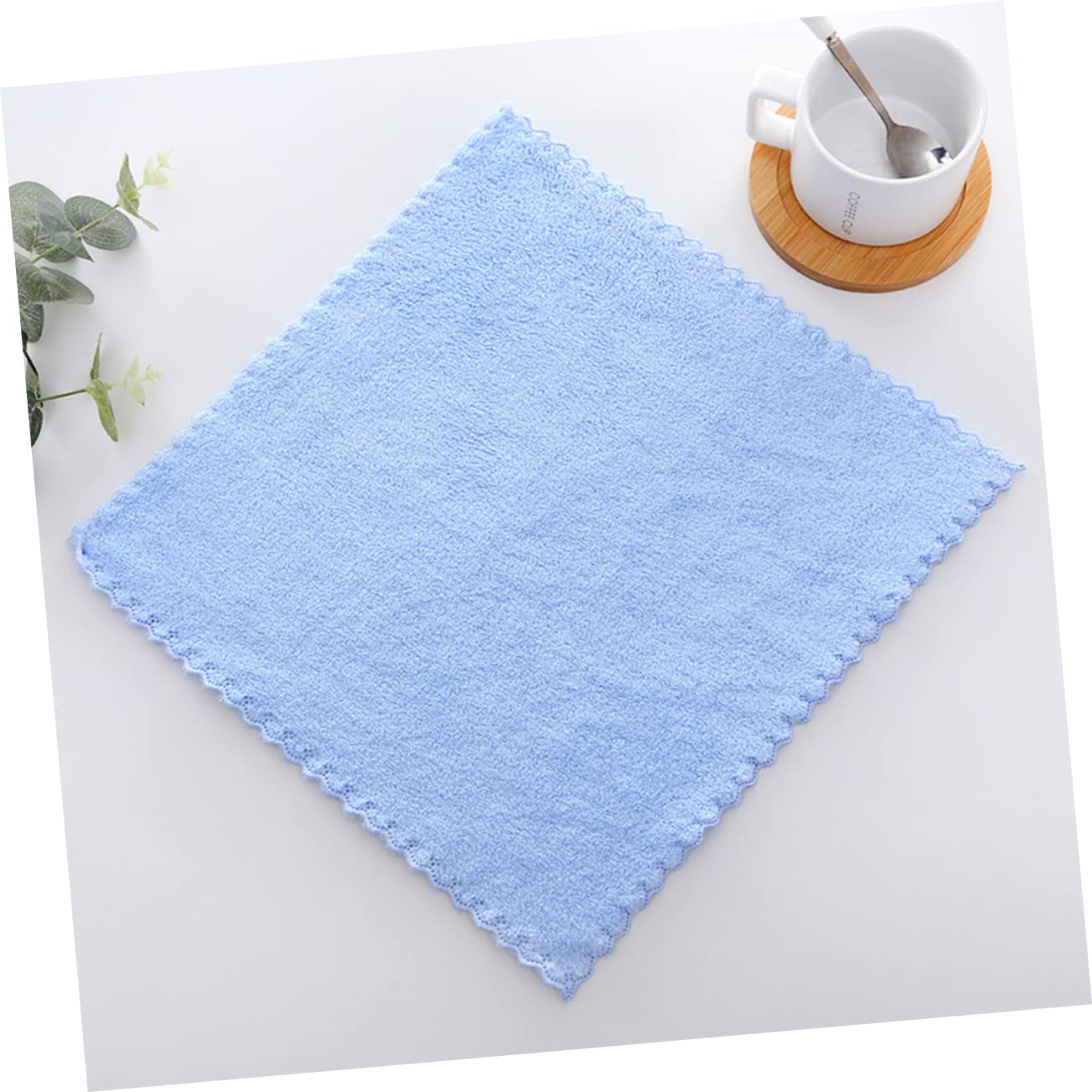 Baluue 10-Pack Ultra Soft Microfiber Face Towels for Makeup Removal, Facial Cleansing & Body Wipes - 2 Sets (20 Washcloths Total) - Gentle Exfoliating Cloths for Skincare, Gym, Travel & Baby Care