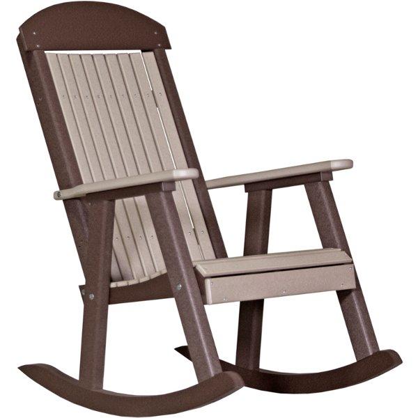 Poly Porch Rocker Chair - Durable Outdoor Rocking Chair for Patio, Garden & Deck - Perfect for Relaxing, Reading & Enjoying Nature