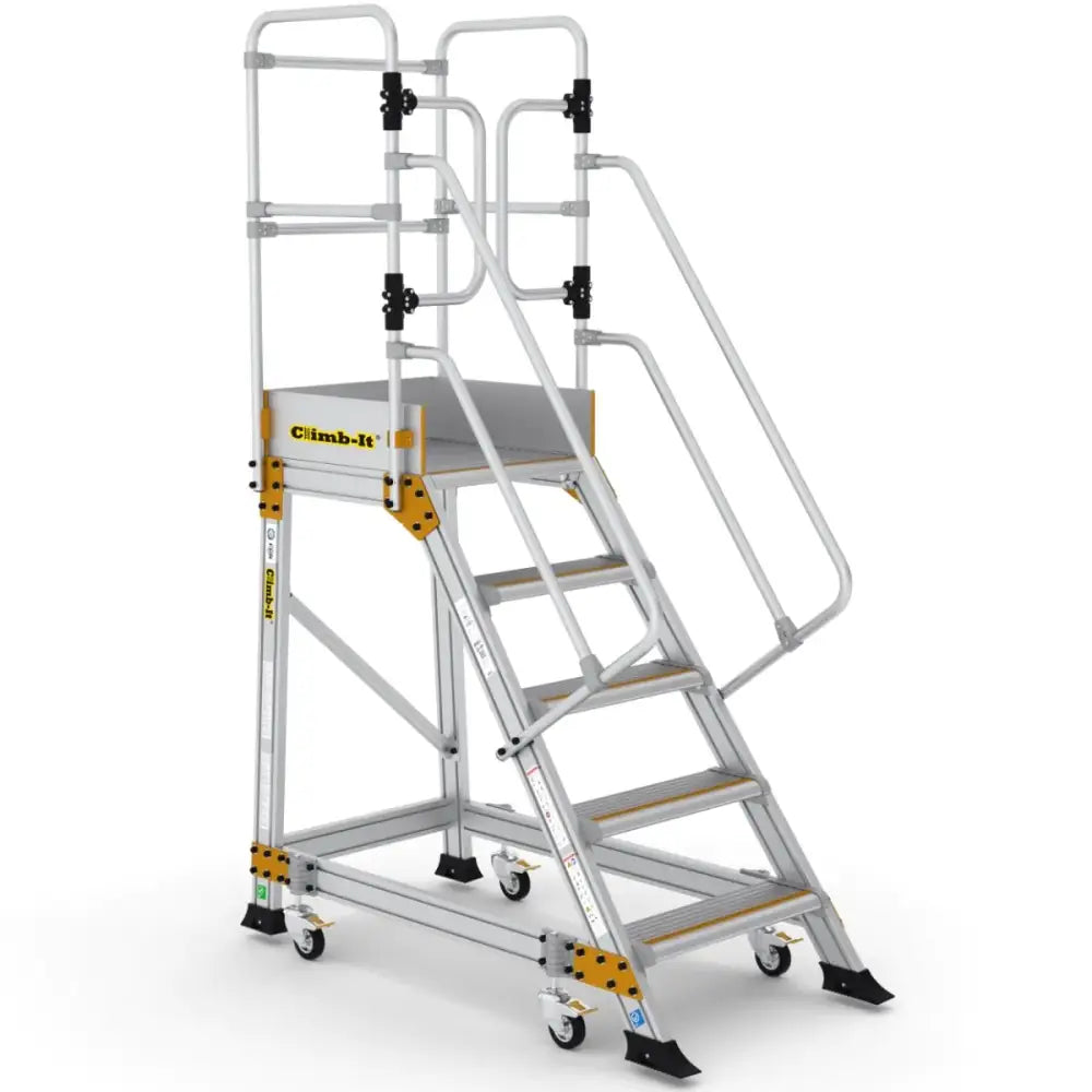 Climb It Weight Reactive Safety Steps - Non-Slip Ladder for Home & Construction Use | Heavy Duty Step Stool for Indoor & Outdoor Projects