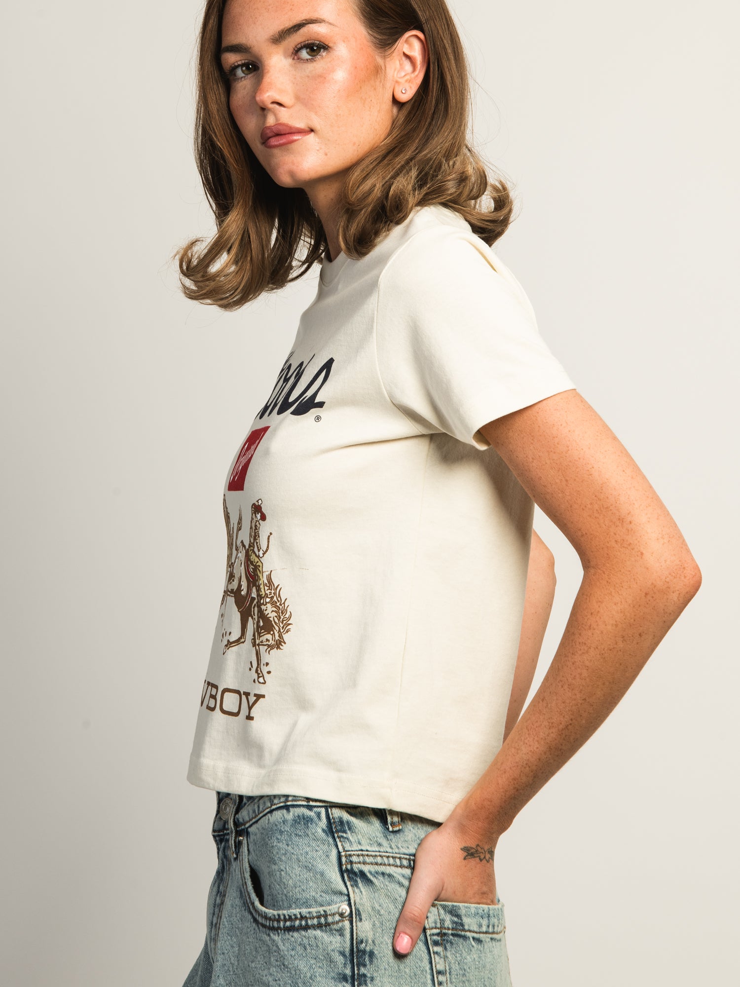 COORS OG Cowboy Boxy Fit T-Shirt - Vintage Western Style Tee for Men | Perfect for Casual Wear, Music Festivals & Country Outfits