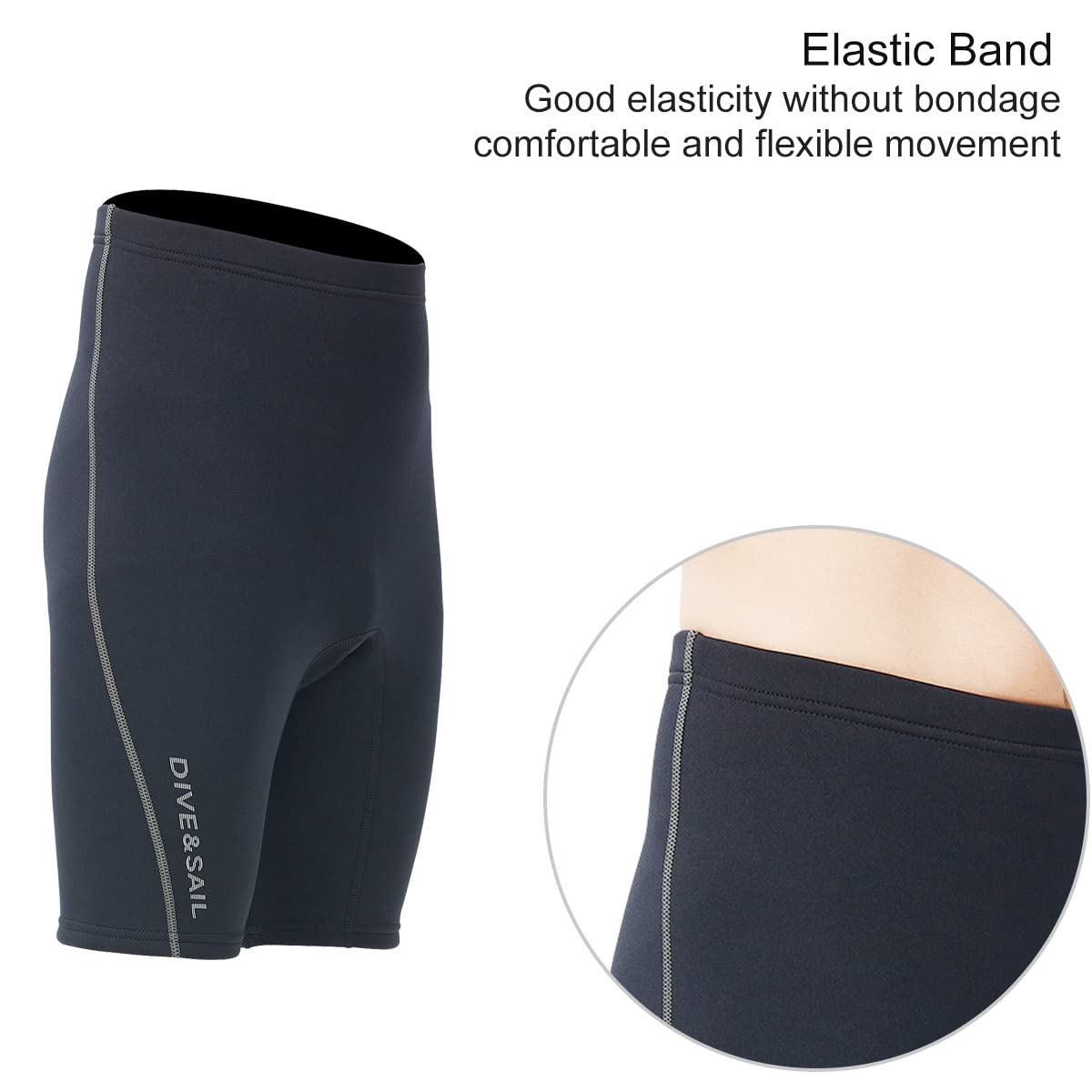1.5mm Neoprene Wetsuit Shorts for Men & Women - Quick Dry Swim Surf Snorkel Dive Shorts | Perfect for Swimming, Surfing, Snorkeling, Scuba Diving & Water Sports