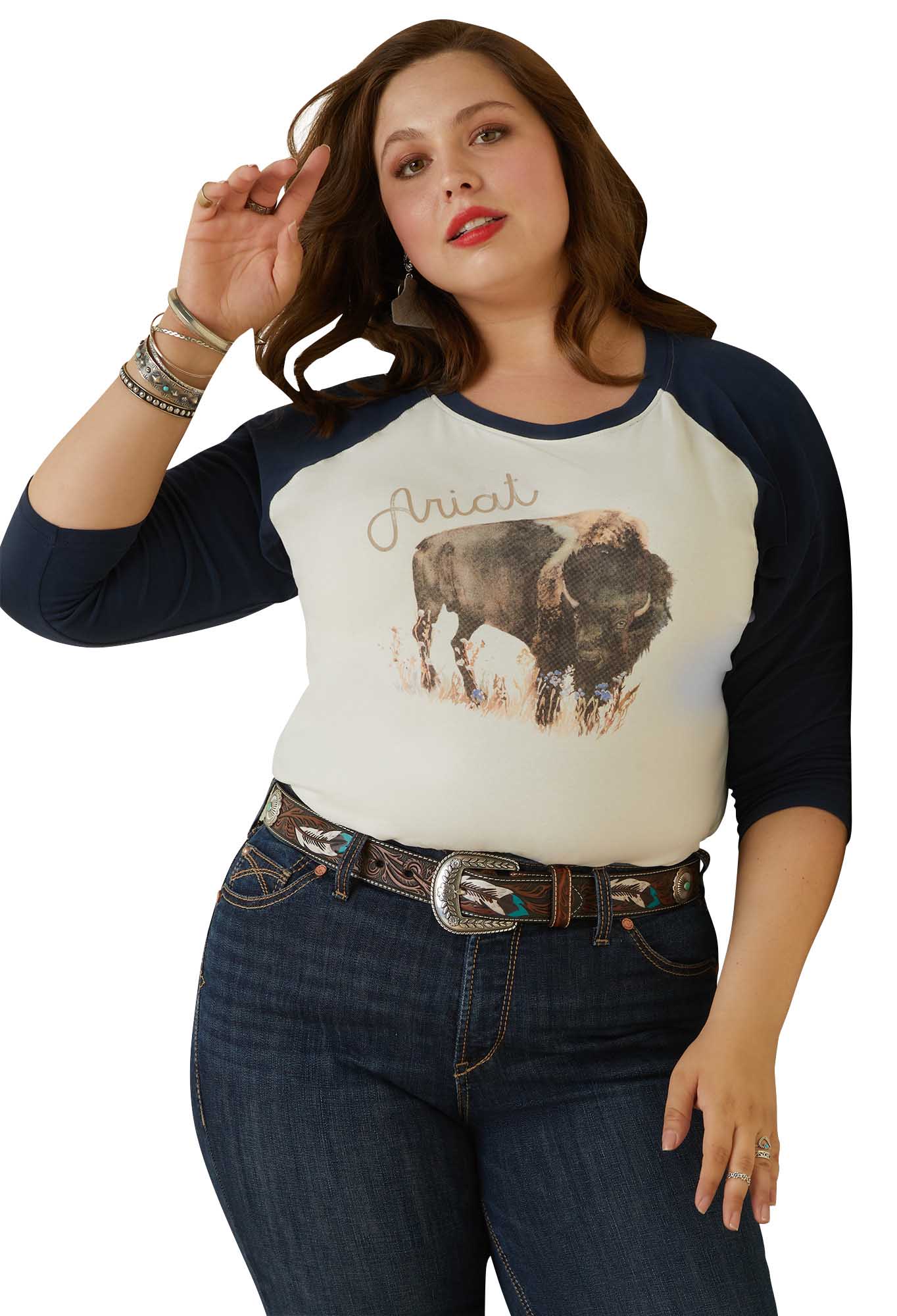 Ariat Women's Painted Dreams Western Shirt - Stylish Floral Print Long Sleeve Button Up for Cowgirl Fashion, Rodeo & Country Events