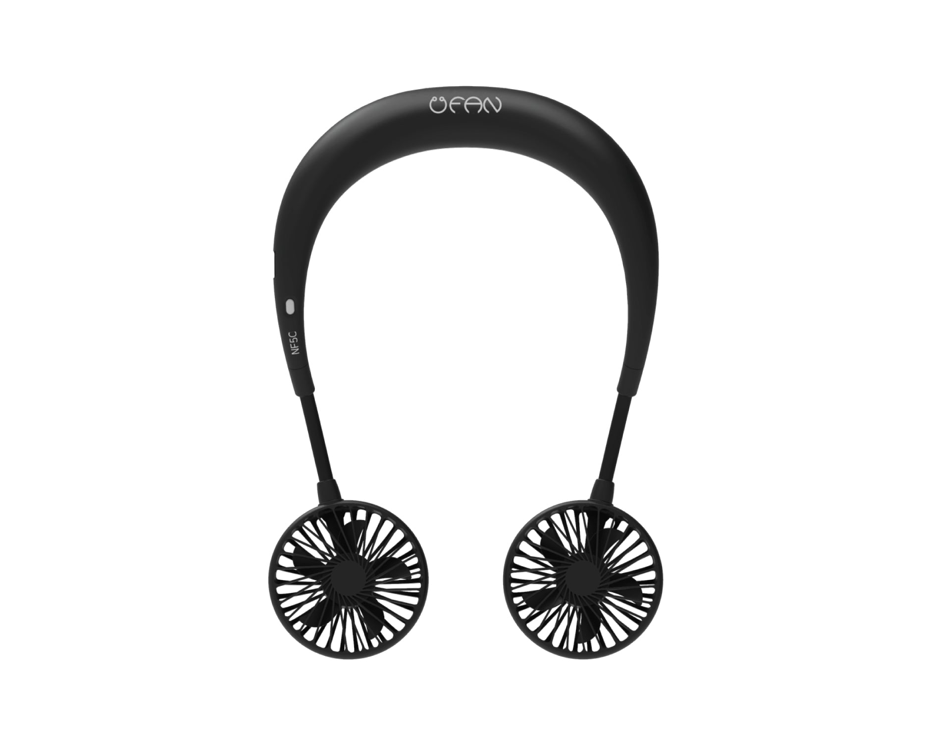 BLUEIDEE NF5C Wearable Neck Fan - Hands-Free Personal Cooling Fan for Outdoor, Travel, Gym & Office Use