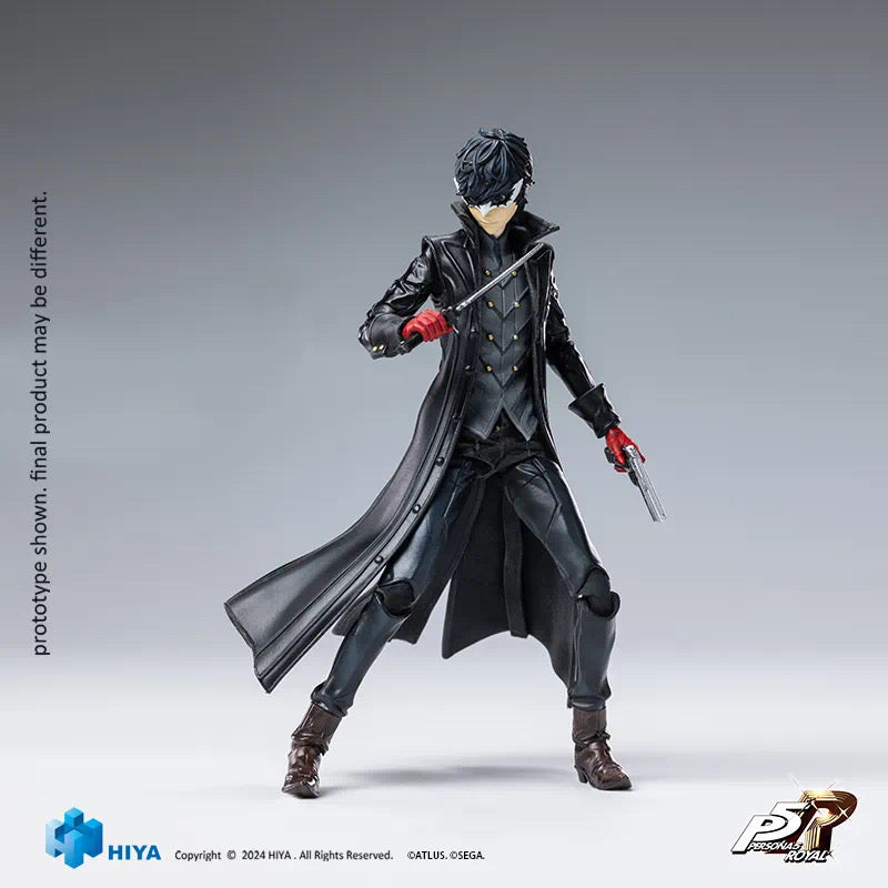 Pre-Order Hiya Toys 15cm 1/12 Scale 6-Inch Joker Action Figure - Persona 5 Collectible Model for Display & Gaming Scenes