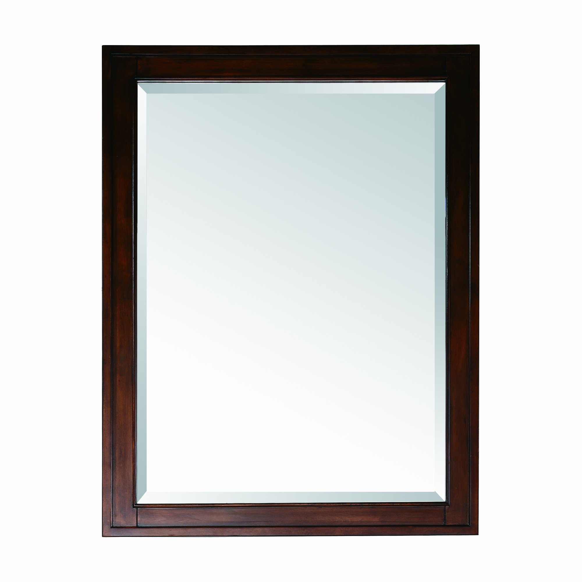 24 Inch Madison Wall Mirror in Tobacco Finish - Elegant Bathroom & Bedroom Decor for Home & Office