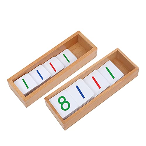 Montessori Math Toys for Kids Ages 6+ - Golden Beads Decimal System Learning Materials with Number Cards & Bank Game - 3-Piece Educational Set for Homeschool, Preschool & Classroom Learning - Perfect STEM Gift for Children's Early Math Development