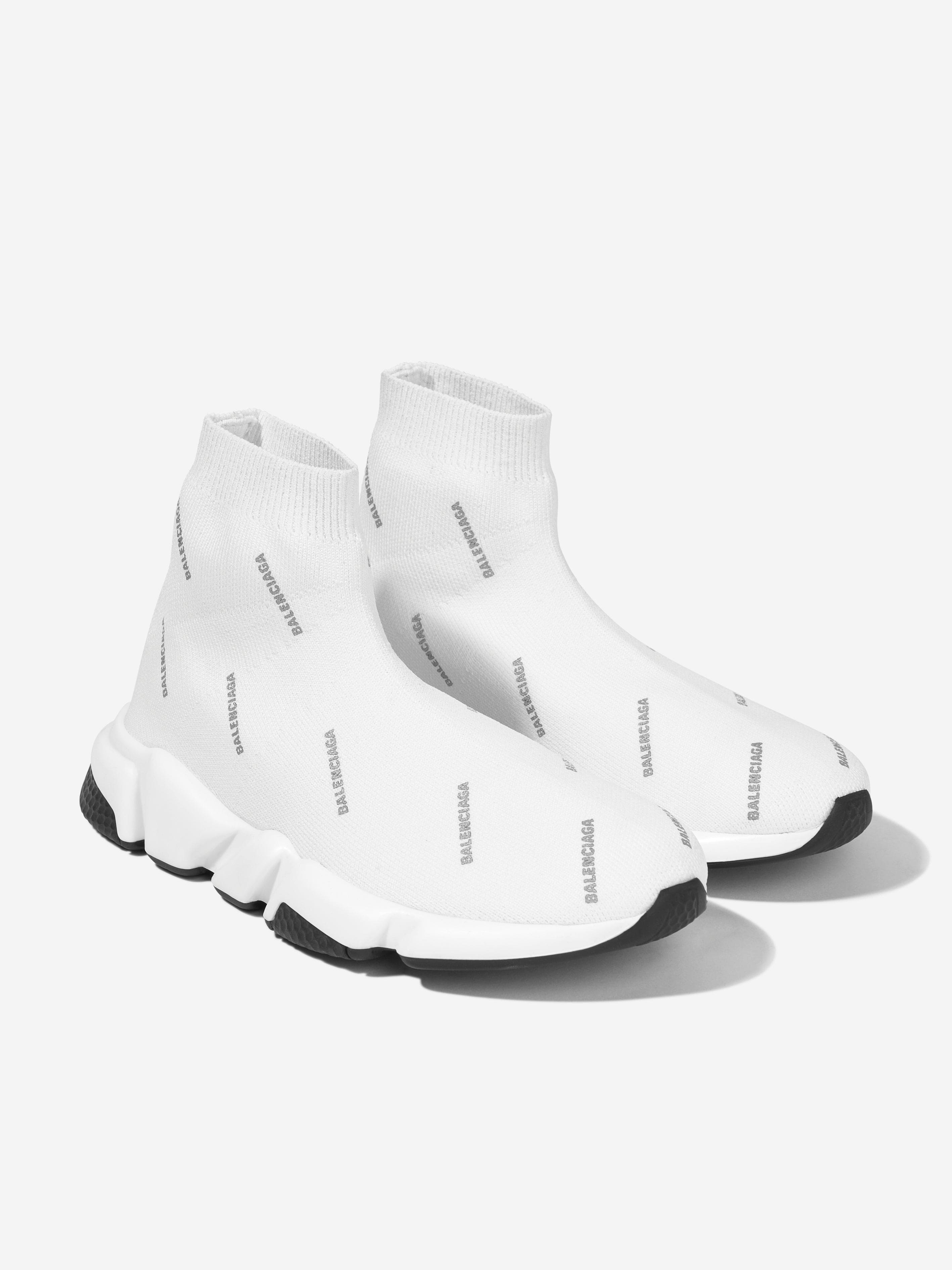 Balenciaga Kids Logo Speed Trainers - Stylish Sneakers for Boys & Girls | Comfortable & Trendy Children's Shoes for School, Play & Everyday Wear