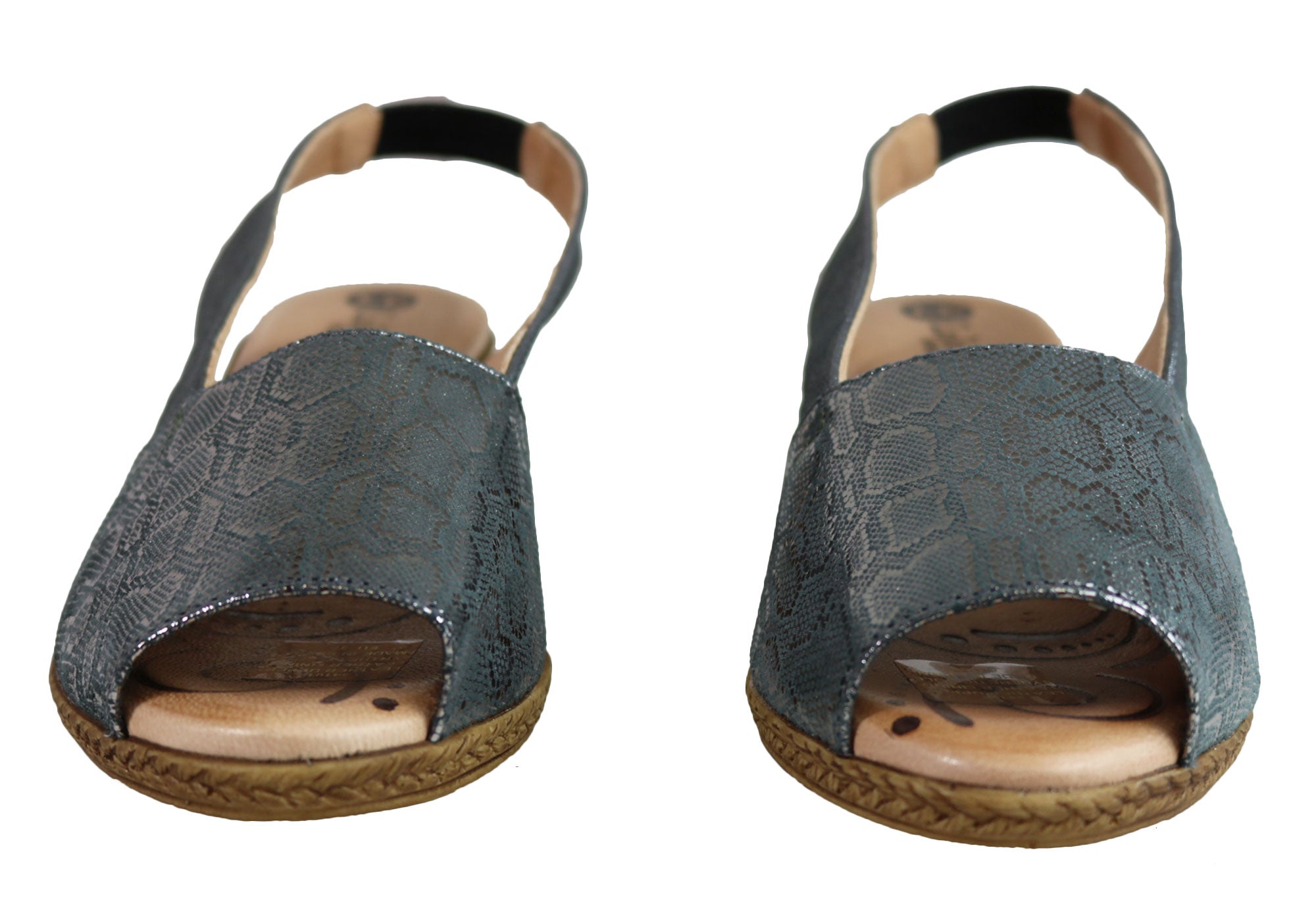 Lola Canales Glee Women's Comfort Leather Wedge Sandals - Handmade in Spain - Perfect for Summer Outings & Beach Vacations