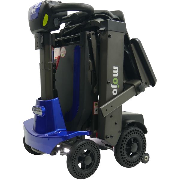 Mojo Manual Folding Scooter - Lightweight & Portable Mobility Aid for Adults & Seniors - Perfect for Travel, Shopping & Outdoor Activities