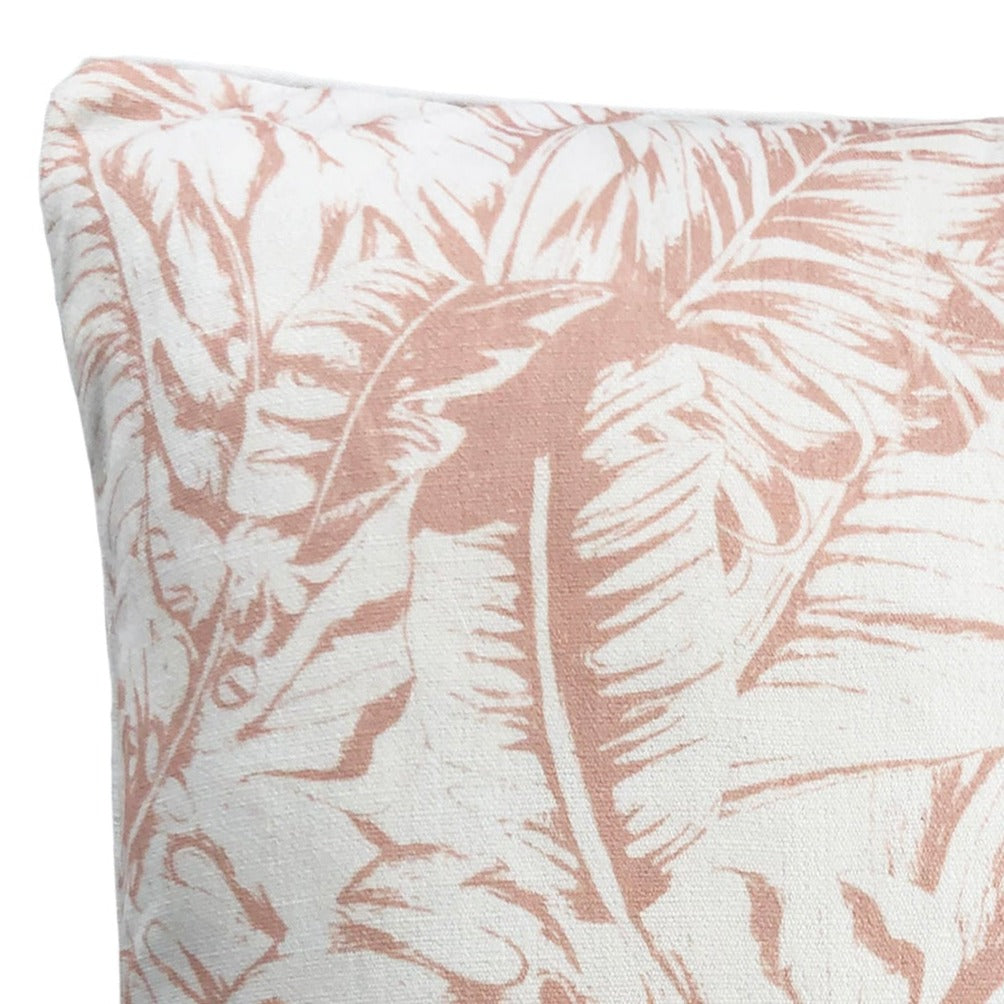 Premium Outdoor Cushion - Cocoon Breeze Blush 50x50cm Waterproof Patio Pillow by Zaab - Perfect for Garden, Poolside & Patio Furniture